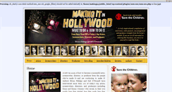 Desktop Screenshot of makingitinhollywood.biz