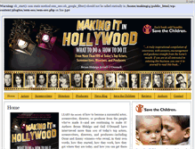 Tablet Screenshot of makingitinhollywood.biz